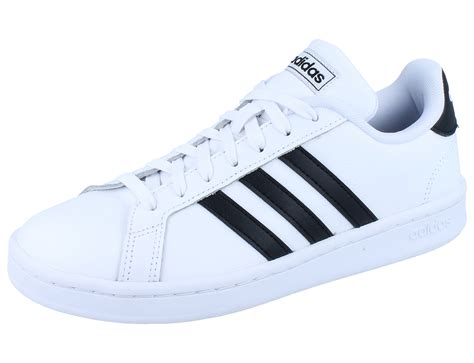 adidas grand court damen weiß schwarz|Adidas grand court kaufen.